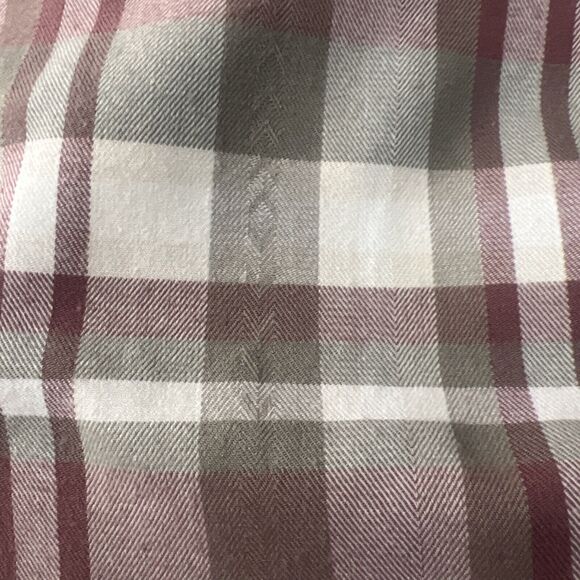 Royal Robbins‎ Shirt Womens Large Green Purple Plaid Thermotech Flannel Heritage - Picture 6 of 9